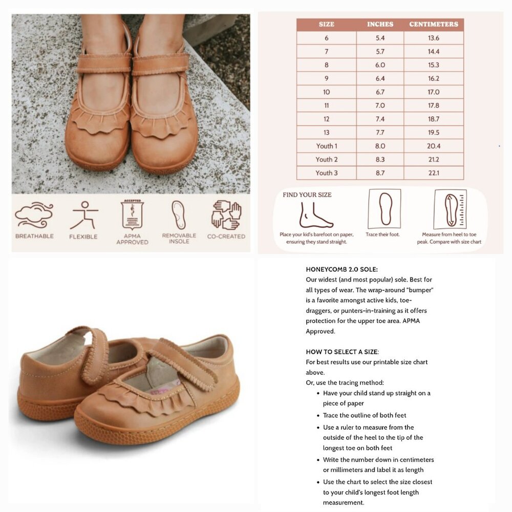 LIVIE & LUCA 'RUCHE CLASSIC' PEBBLED LEATHER MARY-JANE SHOES RICH~MOCHA NEW - Picture 12 of 16